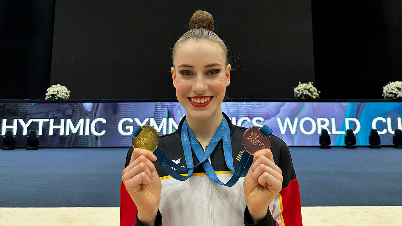 Gold und Bronze für Darja Varfolomeev beim Weltcup in Baku | Bildquelle: DTB