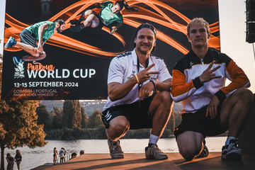 Andreas Haug und Simon Wening beim Parkour World Cup in Coimbra | Foto: Andreas Haug