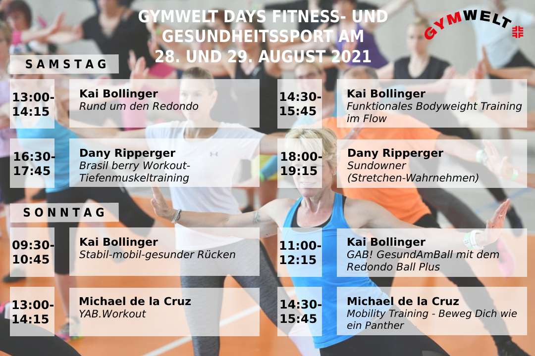 GYMWELT Convention Pilates & Yoga 2021